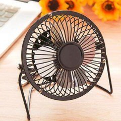 BUFFER® Soğutucu Serinletici Pervaneli Masaüstü Küçük Ayaklı Vantilatör Klima Usb Fan Metal Fan