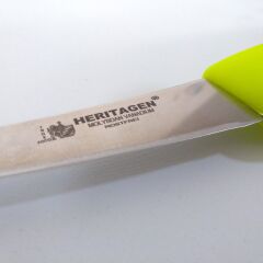 Heritagen Kıvrık Sıyırma Bıçağı 15 cm Kemiksiz Bıçak (Turuncu)