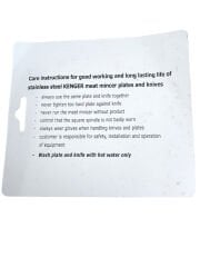 Kenger Paslanmaz Çelik 22 Lik Kıyma Makinesi Aynası Kuşbaşı Elek 25 mm