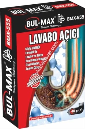 Bulmax 40gr Lavabo Acıcı Bmx-555 (50 Adet Gönderilir)