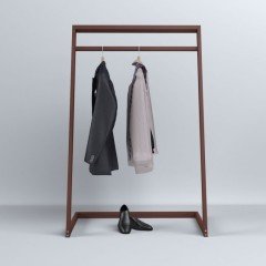 Berrado Dekoratif Ceviz Eskitme Askılık Masif Portmanto