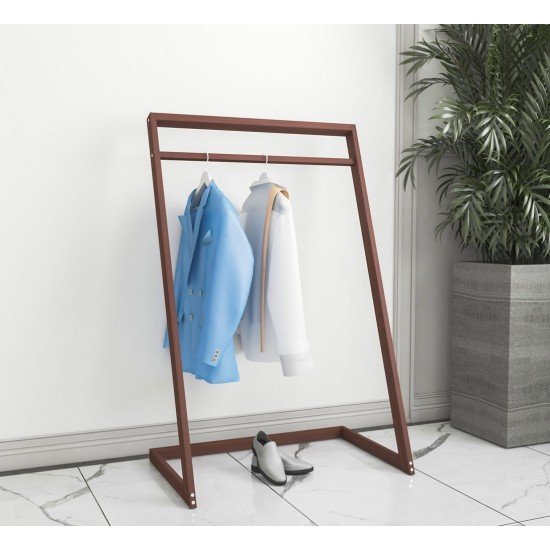 Berrado Dekoratif Ceviz Eskitme Askılık Masif Portmanto