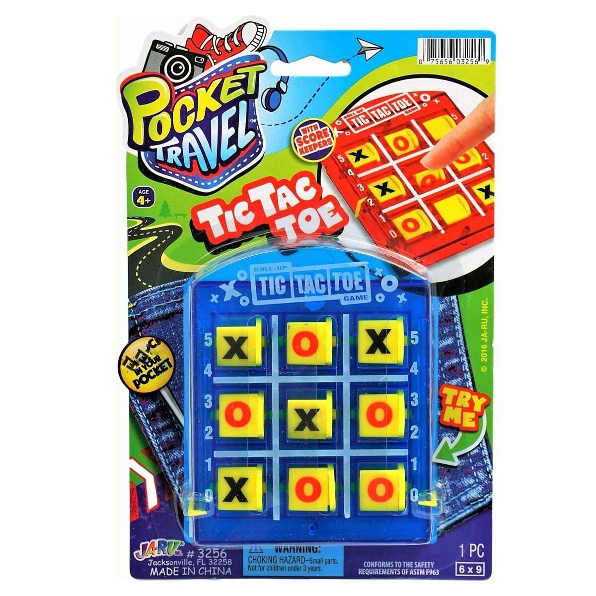 3256 Seyahat Boyu Tic Tac Toe Oyunu