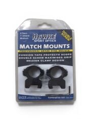 Hawke Match Medium 25mm Taktik Dürbün Ayağı Weaver - Picatinny 2'li Kelepçe Seti