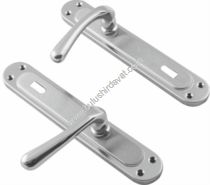 Bulmax Kumru Nıkel-saten Wc Kapı Kolu Bmx-5452 (6 Adet Gönderilir)